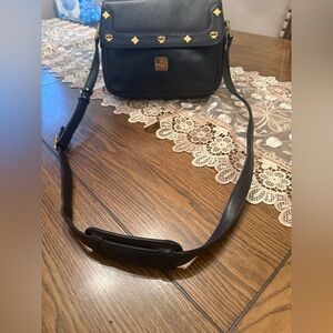 MCM Vintage Black Crossbody Bag